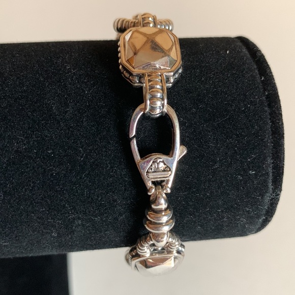 LAGOS
Sterling Silver Rock & Oval Link Bracelet - Picture 10 of 15